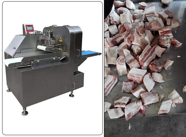frozen block meat dicing machine