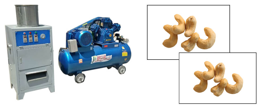 roasted cashew skin removing machine