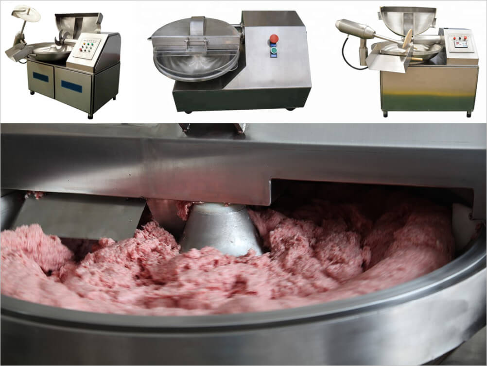 stainless steel meat bowl cutter