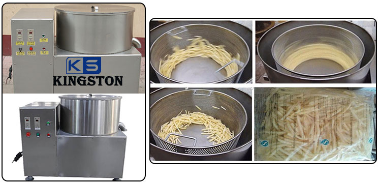 potato chips dewatering machine